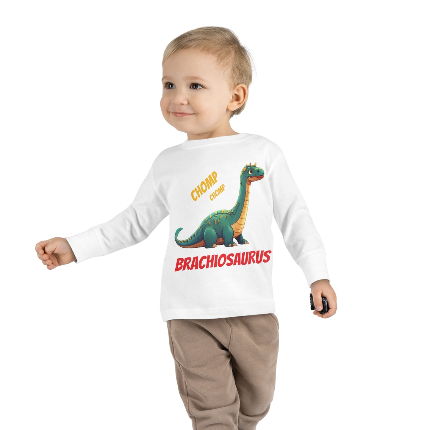 Brachiosaurs Dinosaur Toddler Long-Sleeve Tee