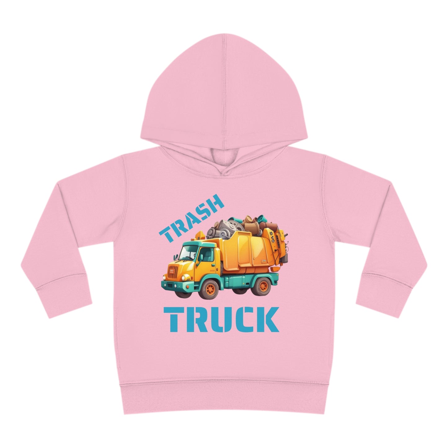 Trash Truck Cartoon Toddler Pull Over Hoodie Sweater