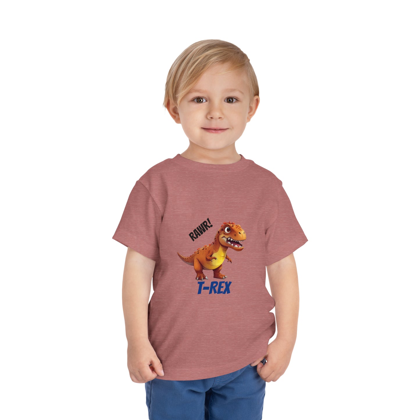 T-Rex Dinosaur Toddler Short Sleeve Tee