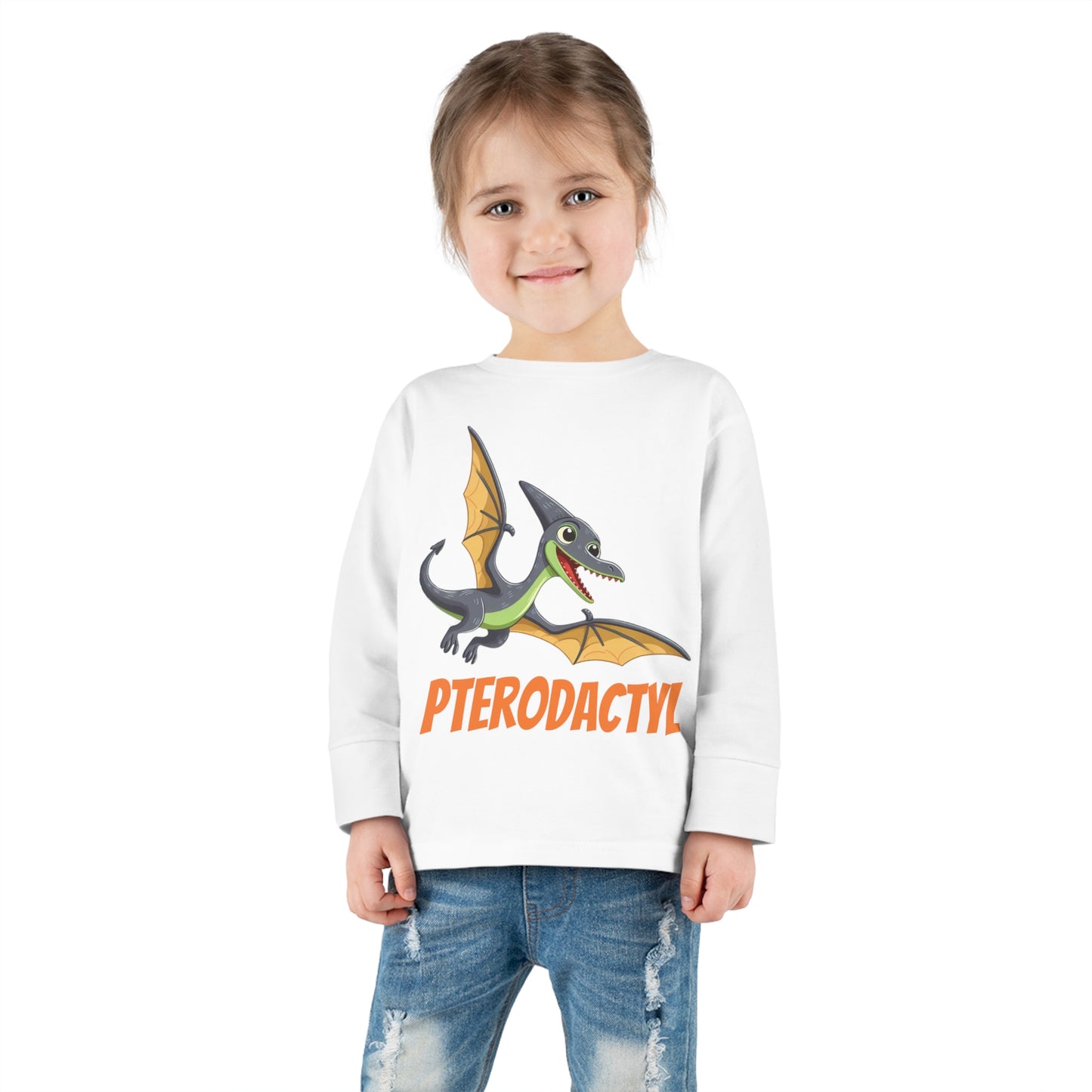 Pterodactyl Dinosaur Toddler Long Sleeve T-shirt