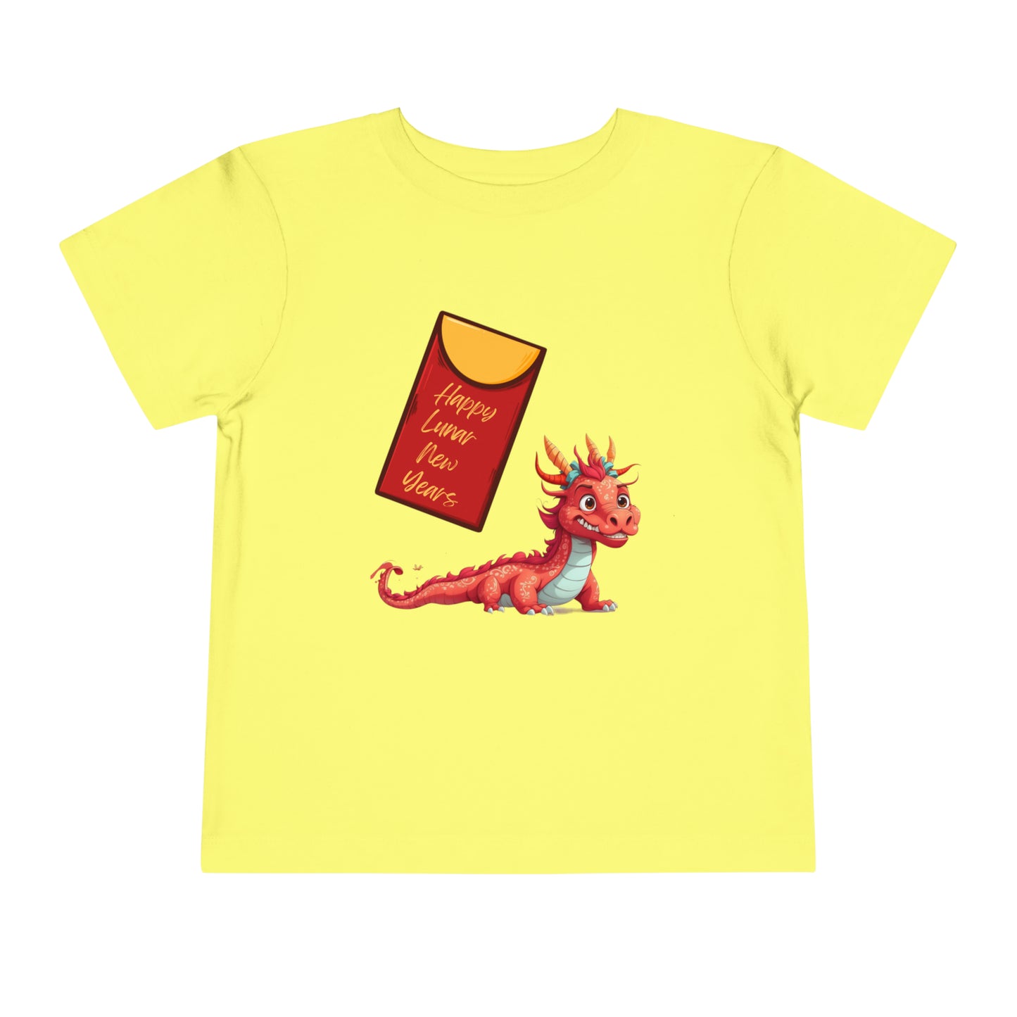 Happy Lunar New Year Dragon - Toddler Short Sleeve Tee