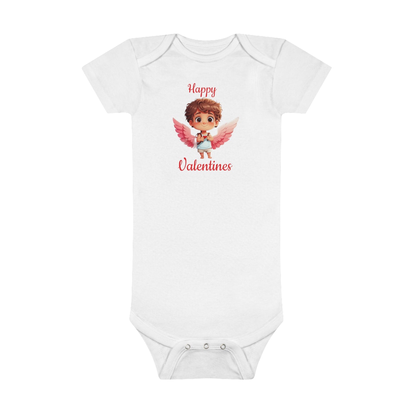 Happy Valentines - Baby Short Sleeve Onesie®