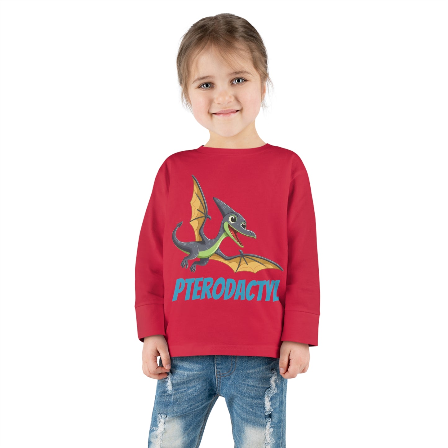 Pterodactyl Dinosaur Toddler Long Sleeve T-shirt