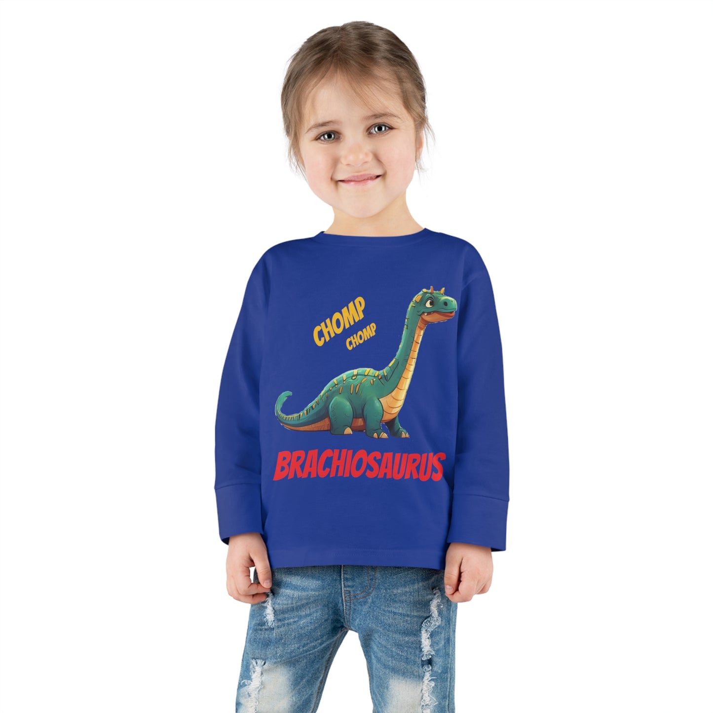 Brachiosaurs Dinosaur Toddler Long-Sleeve Tee