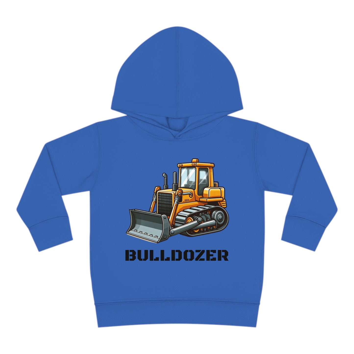 Bulldozer Construction Vehicle Pullover Fleece Hoodie