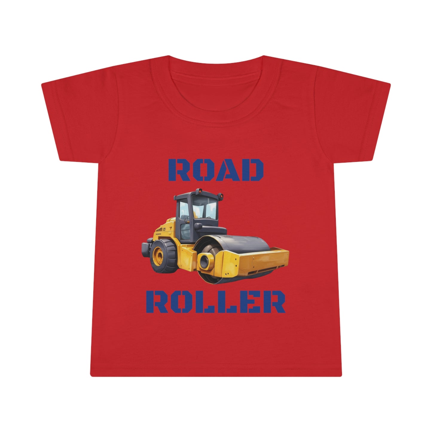 Road Roller Construction Vehicle Toddler T-shirt