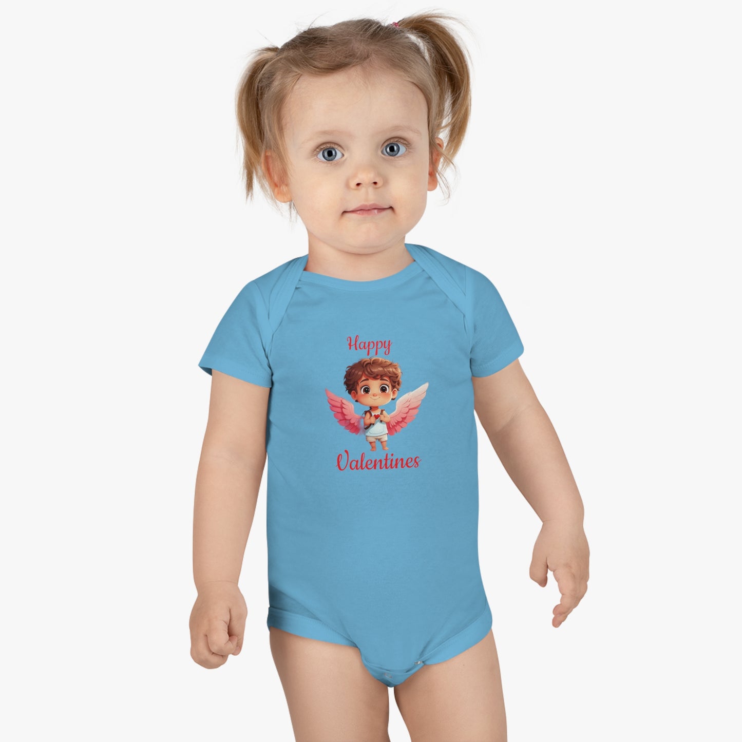 Happy Valentines - Baby Short Sleeve Onesie®