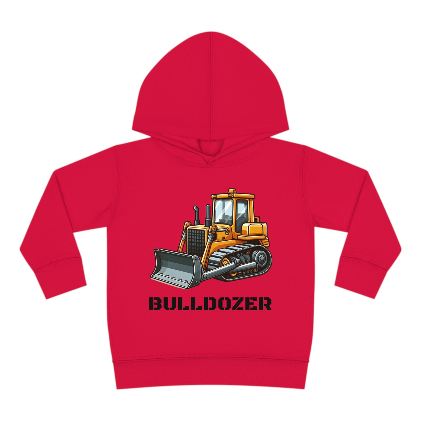 Bulldozer Construction Vehicle Pullover Fleece Hoodie