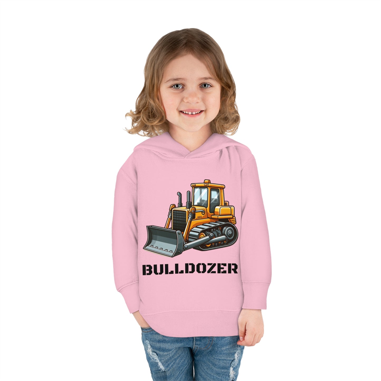 Bulldozer Construction Vehicle Pullover Fleece Hoodie