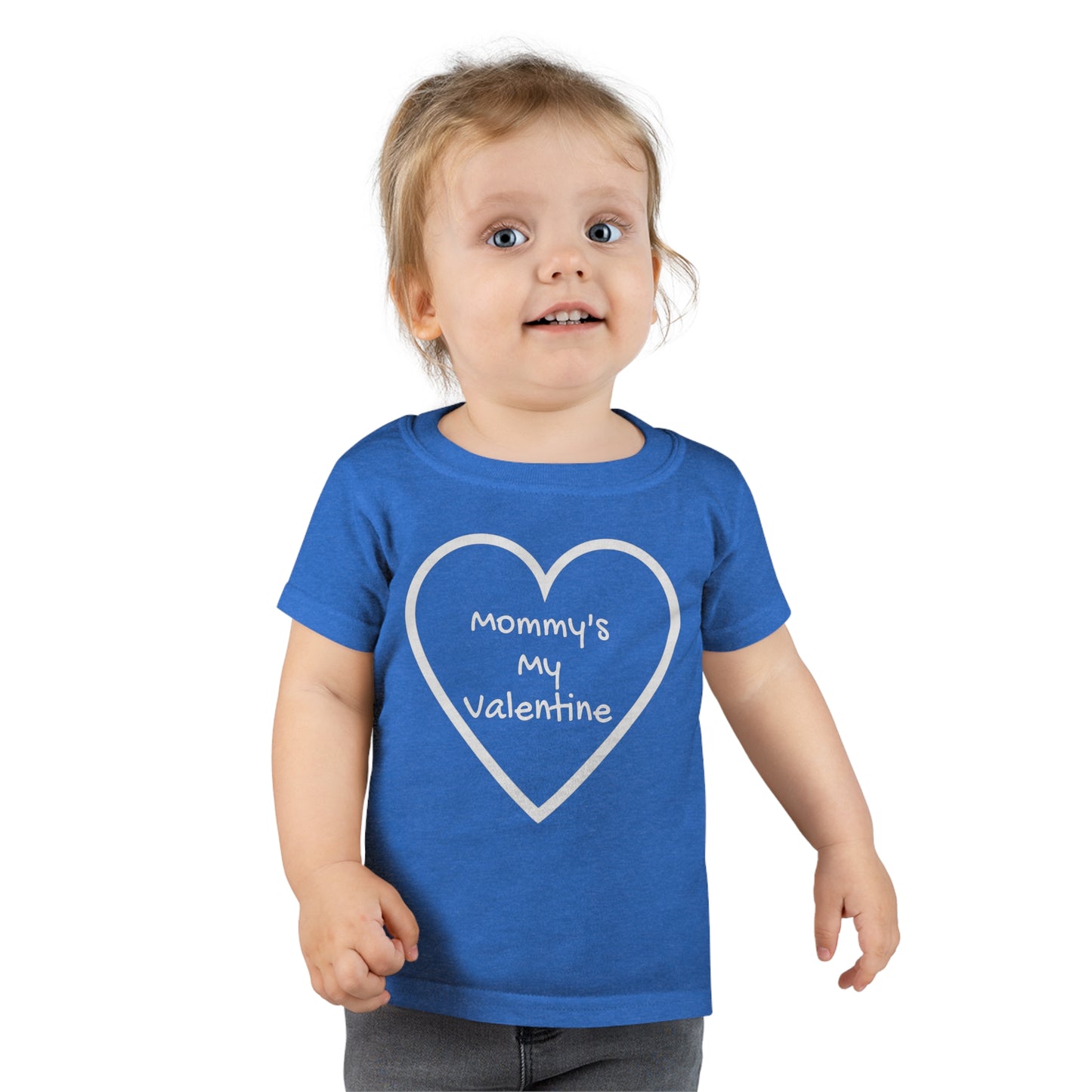 Mommy's My Valentine - Valentines Gift for Mothers - Toddler Long Sleeve Tee