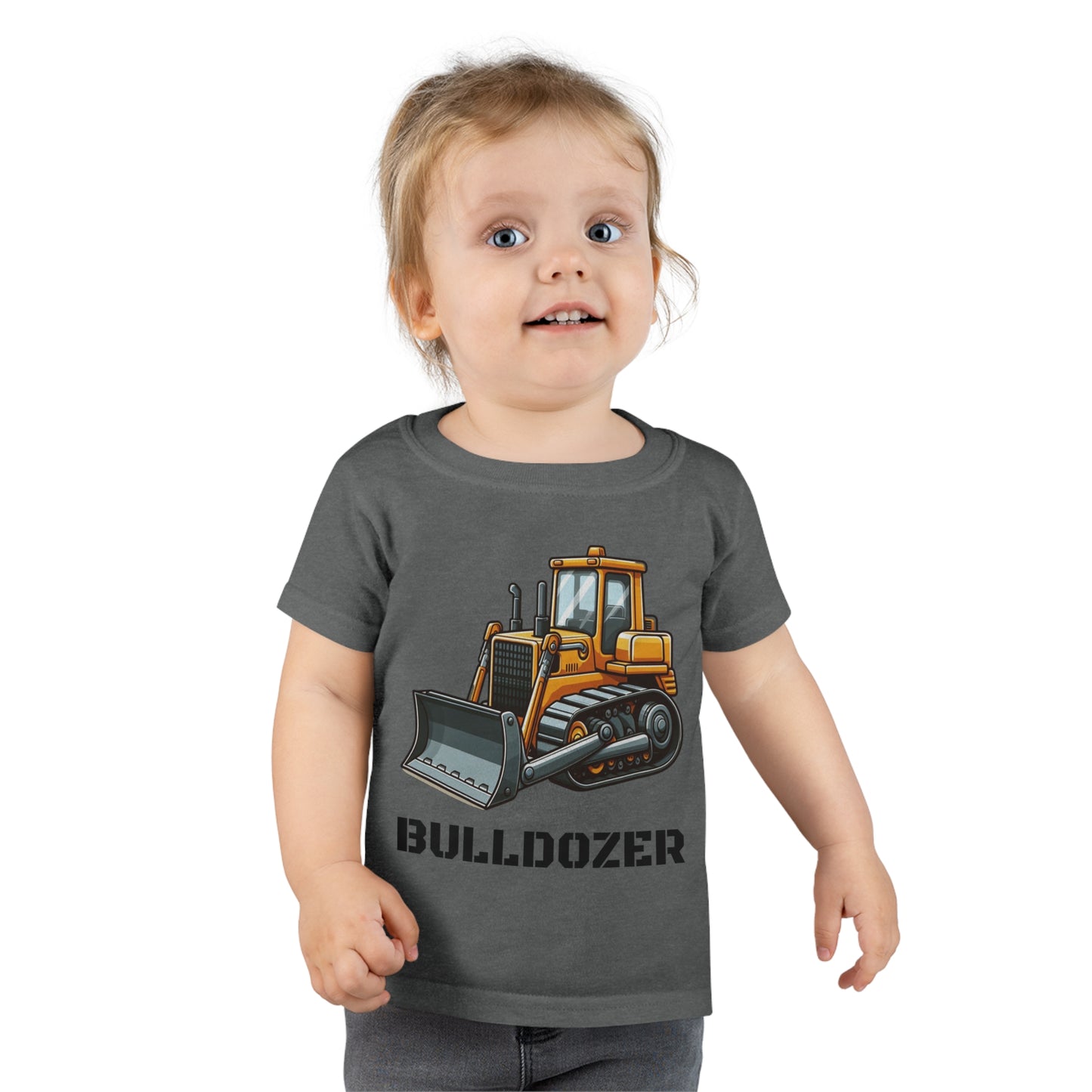 Bulldozer Construction Vehicle Toddler T-shirt