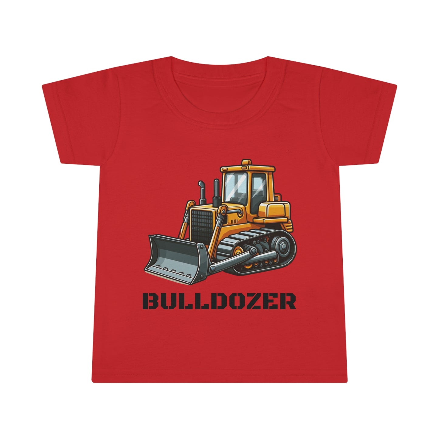 Bulldozer Construction Vehicle Toddler T-shirt