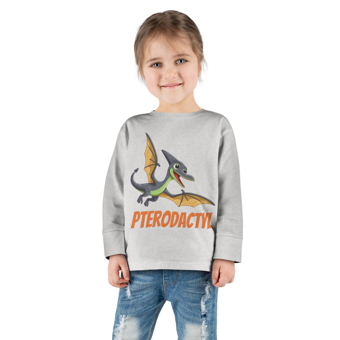 Pterodactyl Dinosaur Toddler Long Sleeve T-shirt