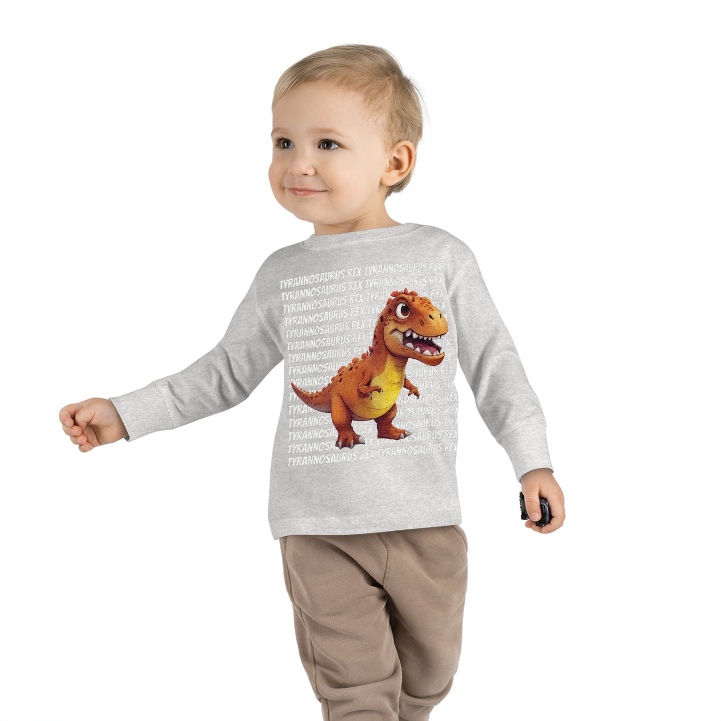 Tyrannosaurus rex Dinosaur Toddler Long Sleeve T-shirt