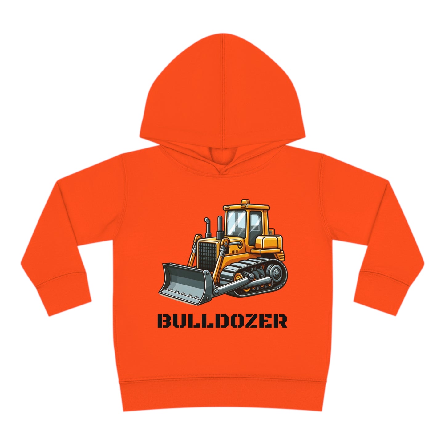 Bulldozer Construction Vehicle Pullover Fleece Hoodie