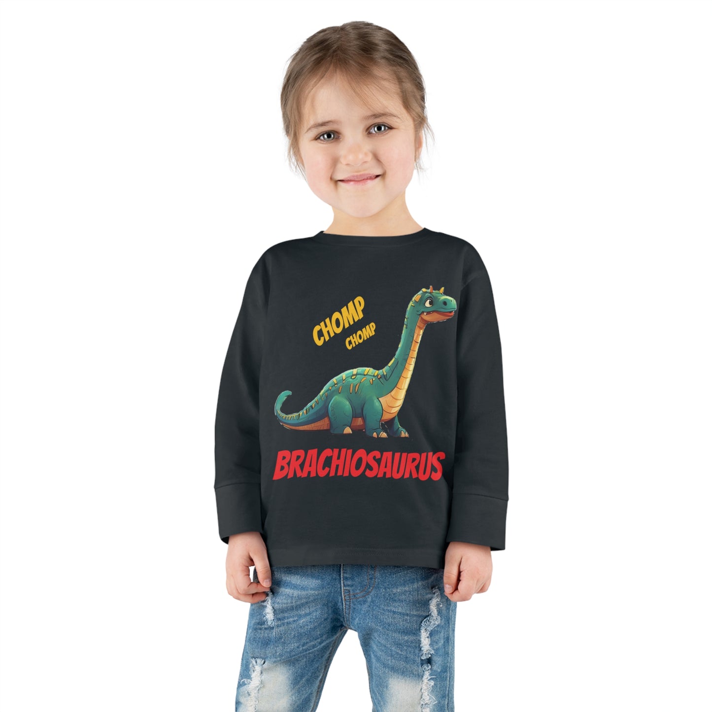 Brachiosaurs Dinosaur Toddler Long-Sleeve Tee