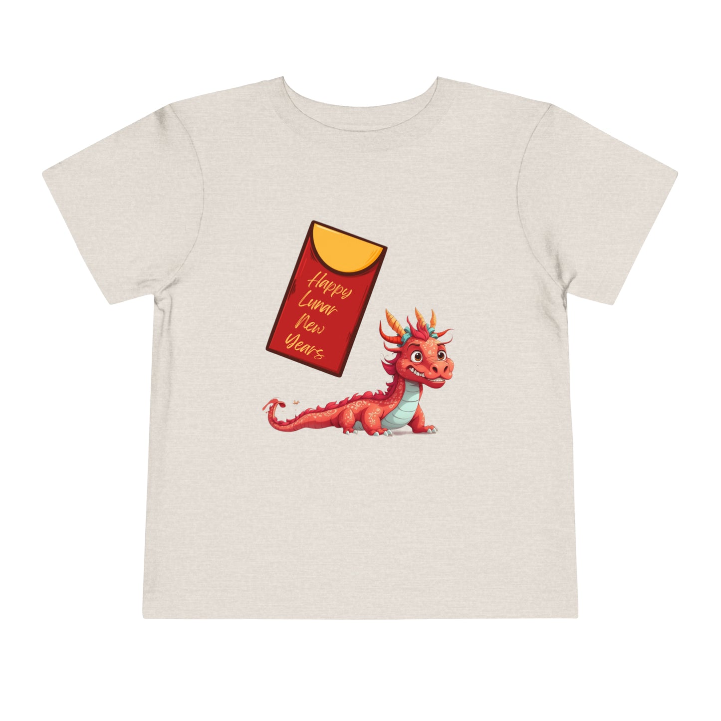 Happy Lunar New Year Dragon - Toddler Short Sleeve Tee