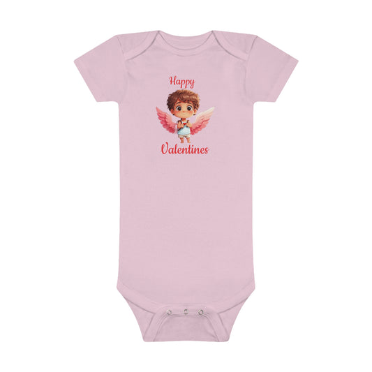 Happy Valentines - Baby Short Sleeve Onesie®