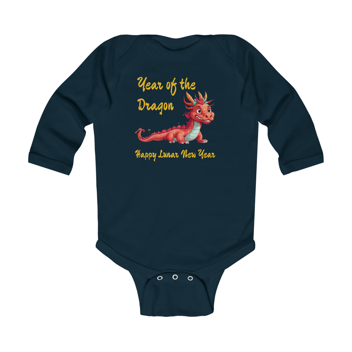 Year of the Dragon - Happy Lunar New Year - Infant Onsie