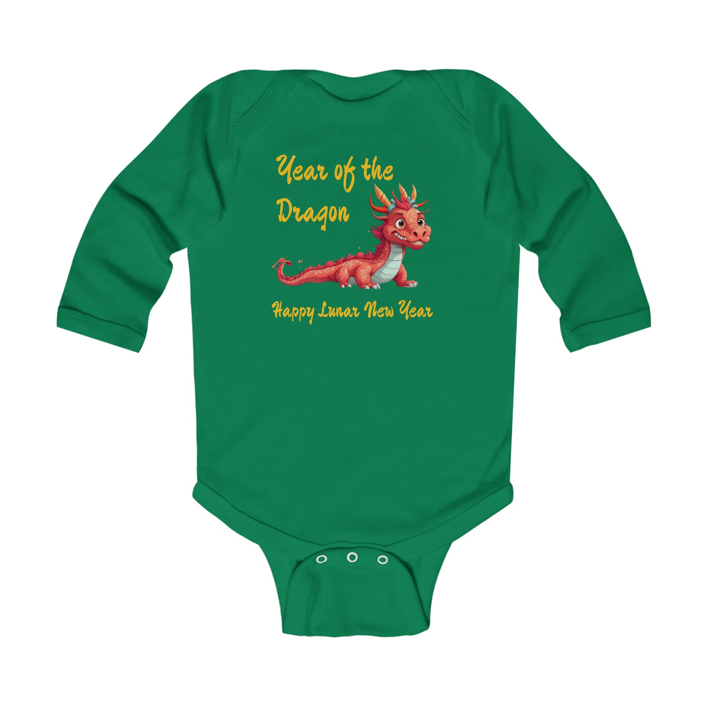 Year of the Dragon - Happy Lunar New Year - Infant Onsie