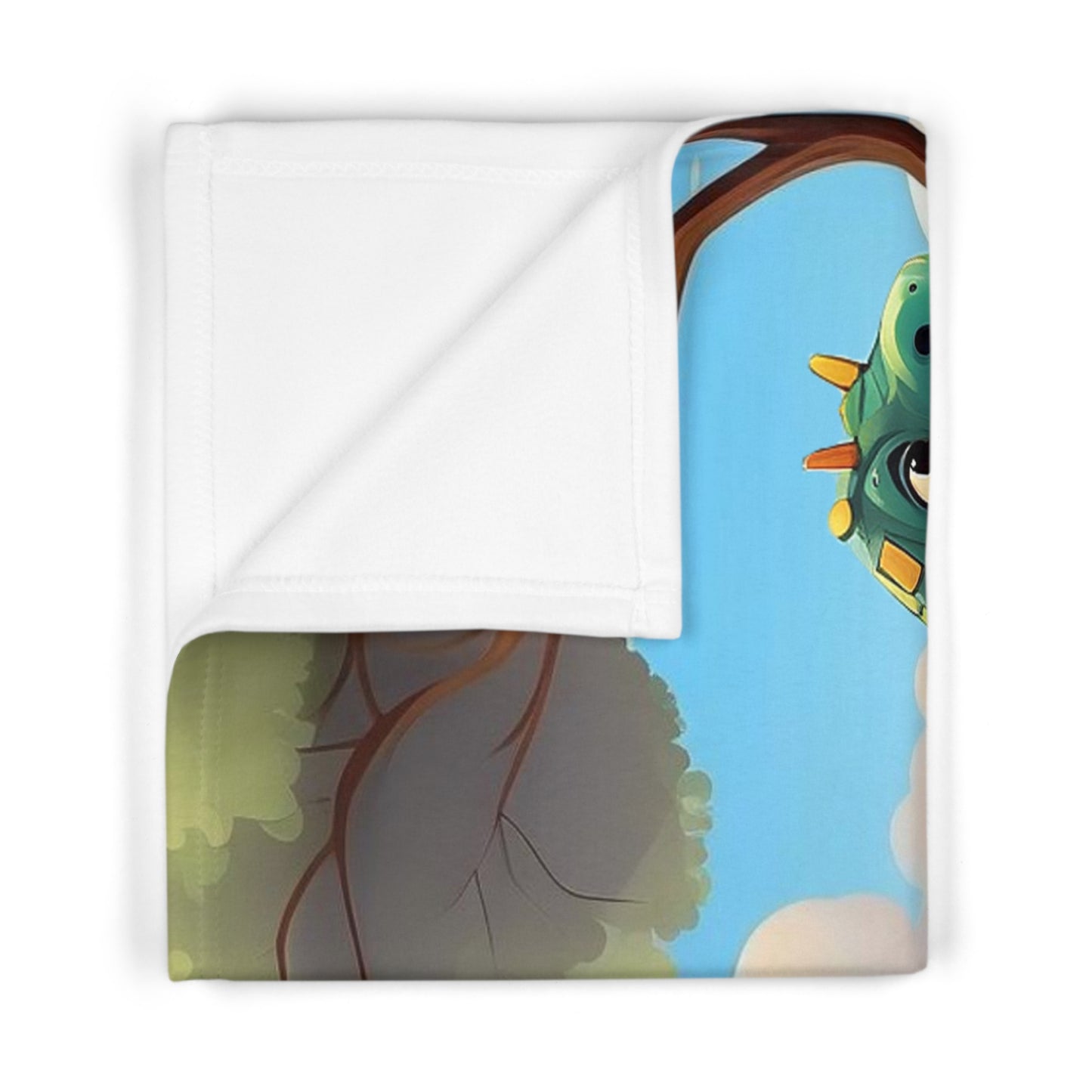 Brachiosaurus Dinosaur Soft Fleece Baby Blanket