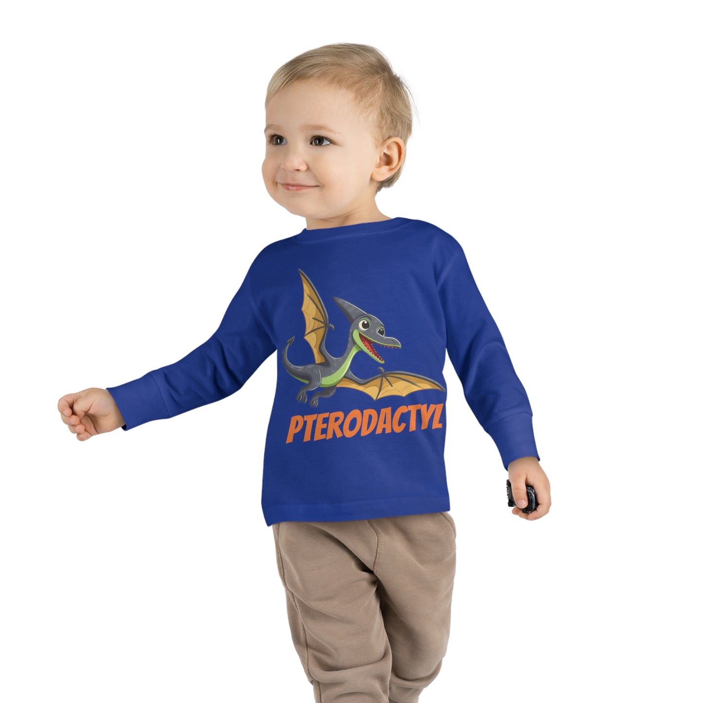 Pterodactyl Dinosaur Toddler Long Sleeve T-shirt