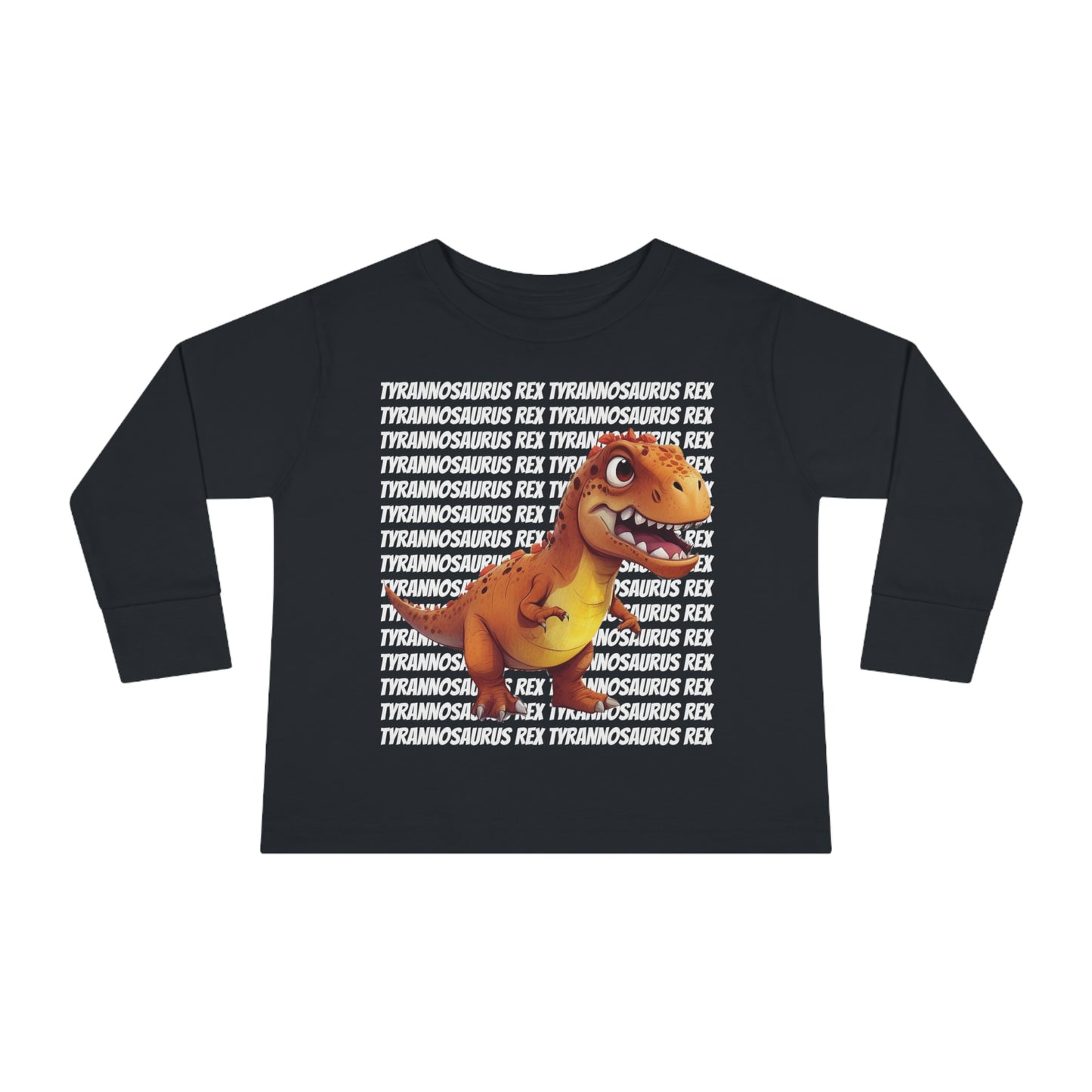 Tyrannosaurus rex Dinosaur Toddler Long Sleeve T-shirt