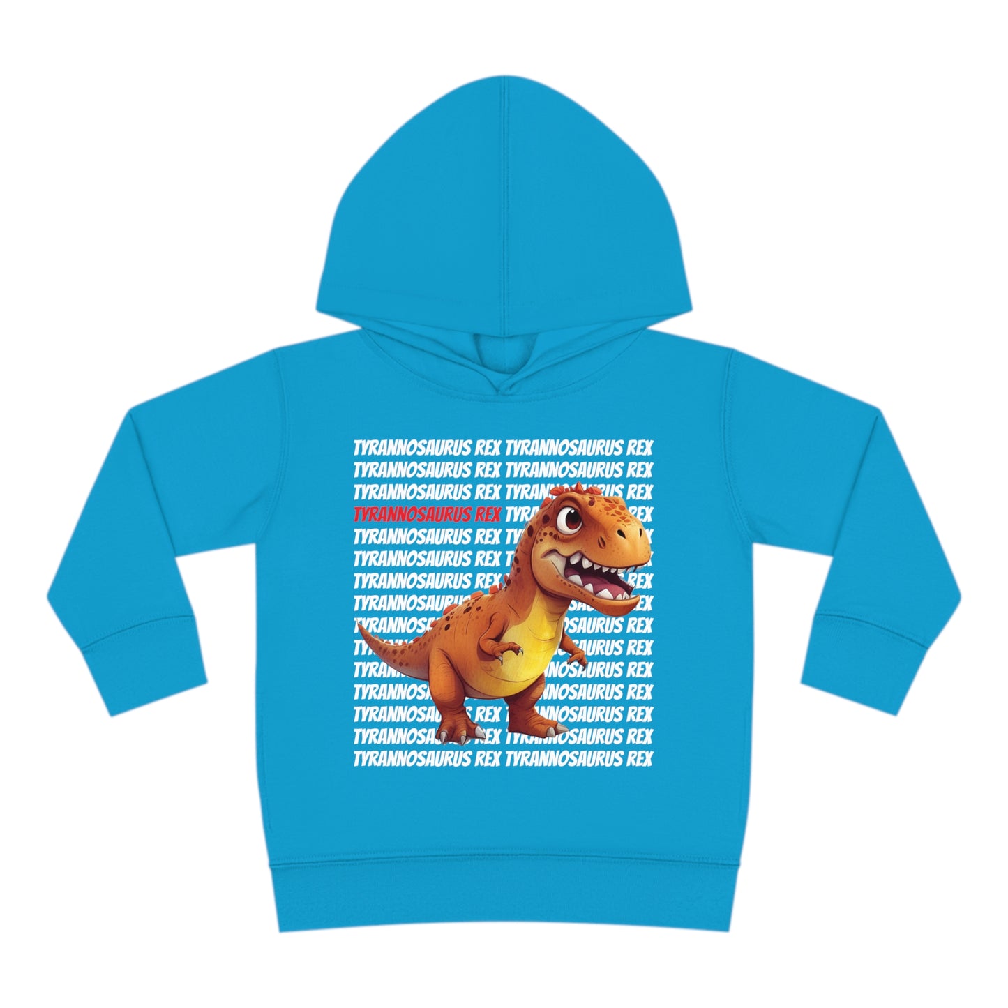 Tyrannosaurus Rex Dinosaur Toddler & Kids Pull Over Hoodie Sweater