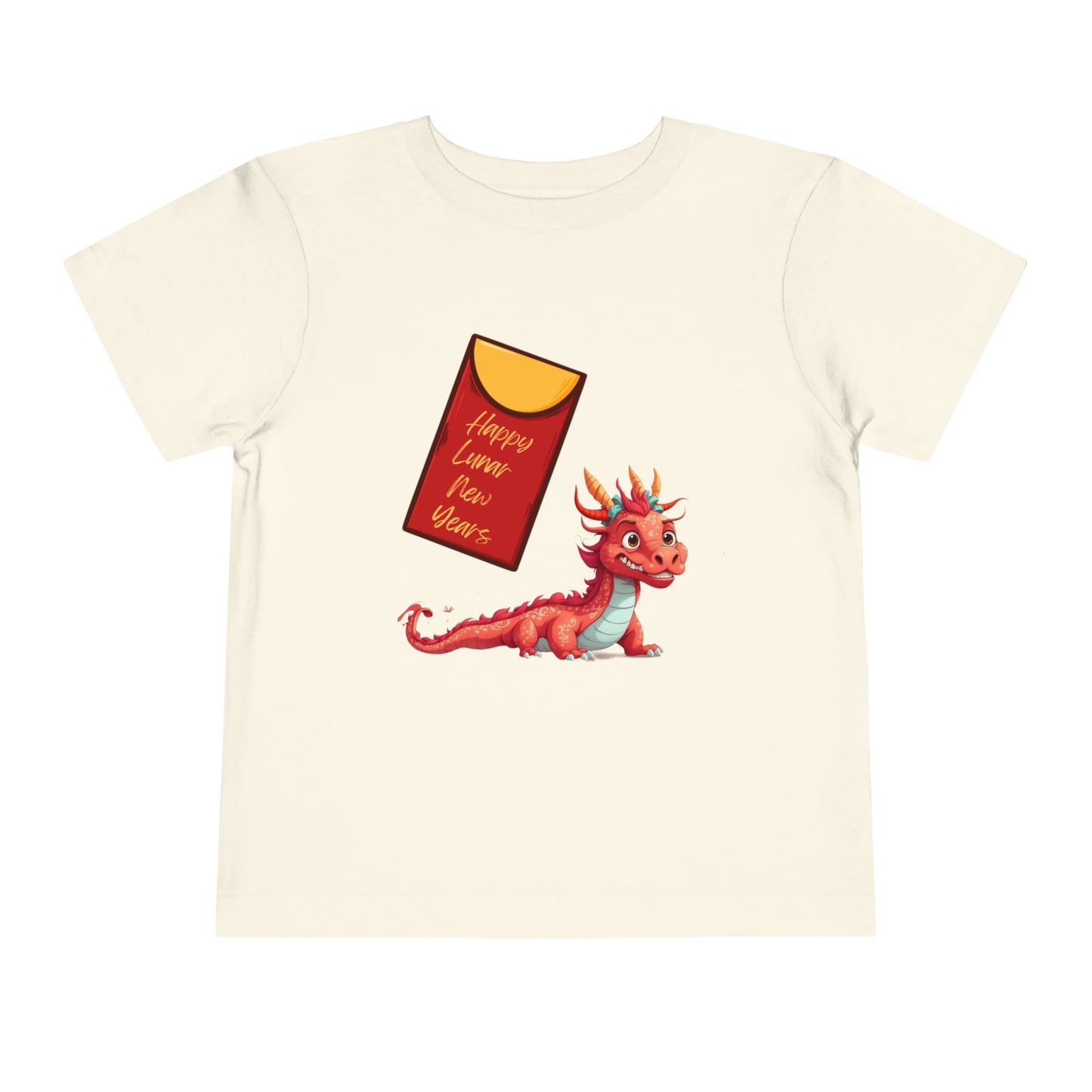 Happy Lunar New Year Dragon - Toddler Short Sleeve Tee