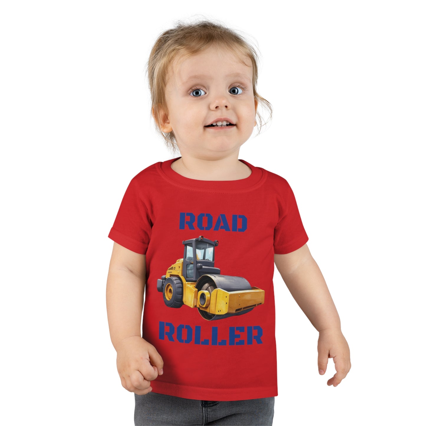 Road Roller Construction Vehicle Toddler T-shirt