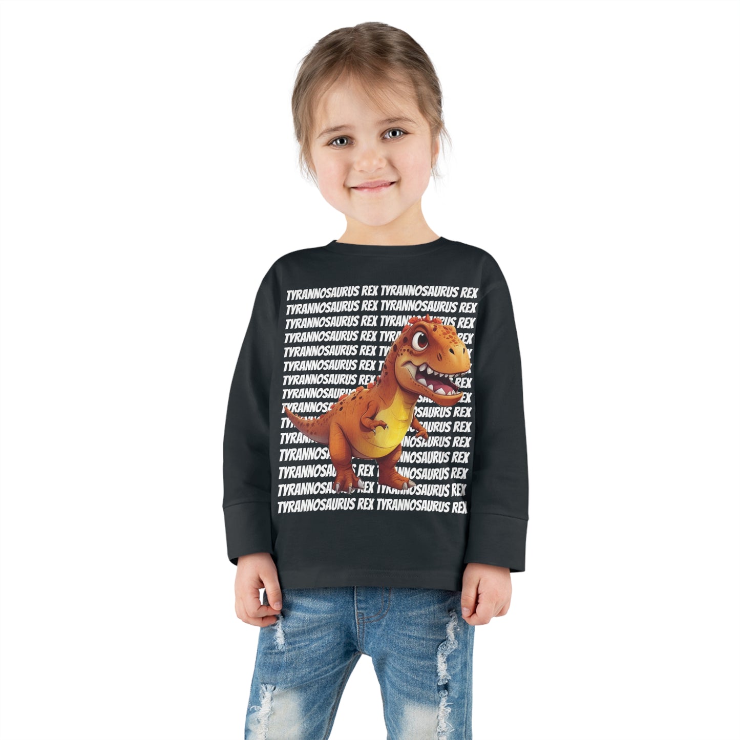 Tyrannosaurus rex Dinosaur Toddler Long Sleeve T-shirt