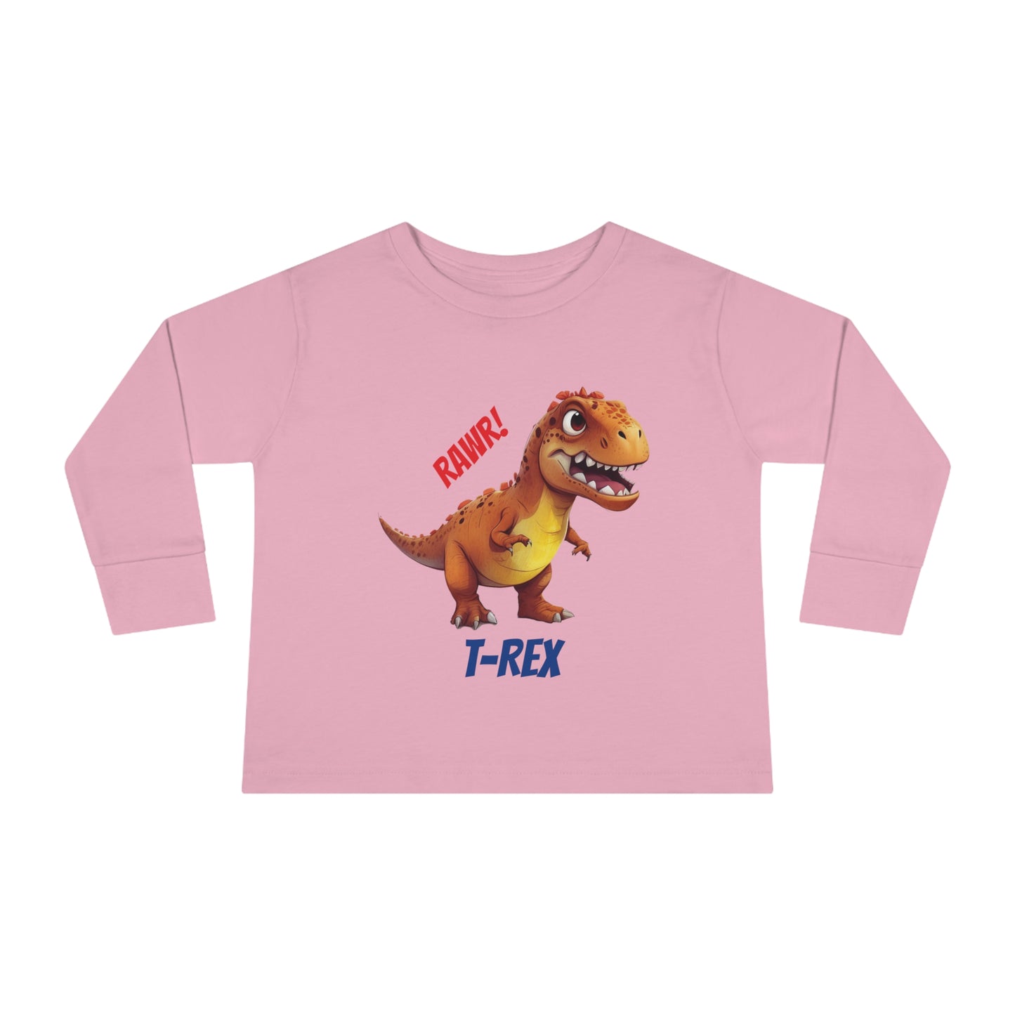 T-Rex Dinosaur - Toddler Long Sleeve Tee