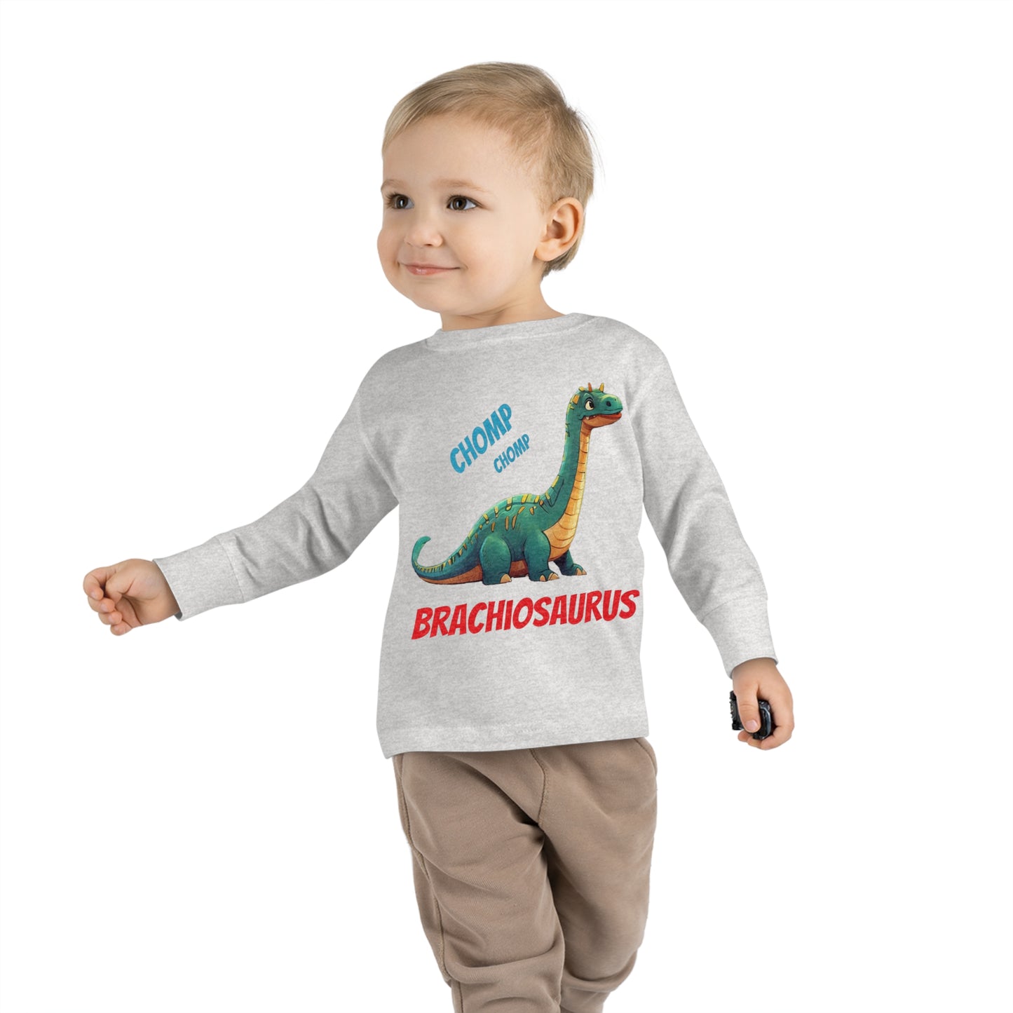 Brachiosaurs Dinosaur Toddler Long-Sleeve Tee