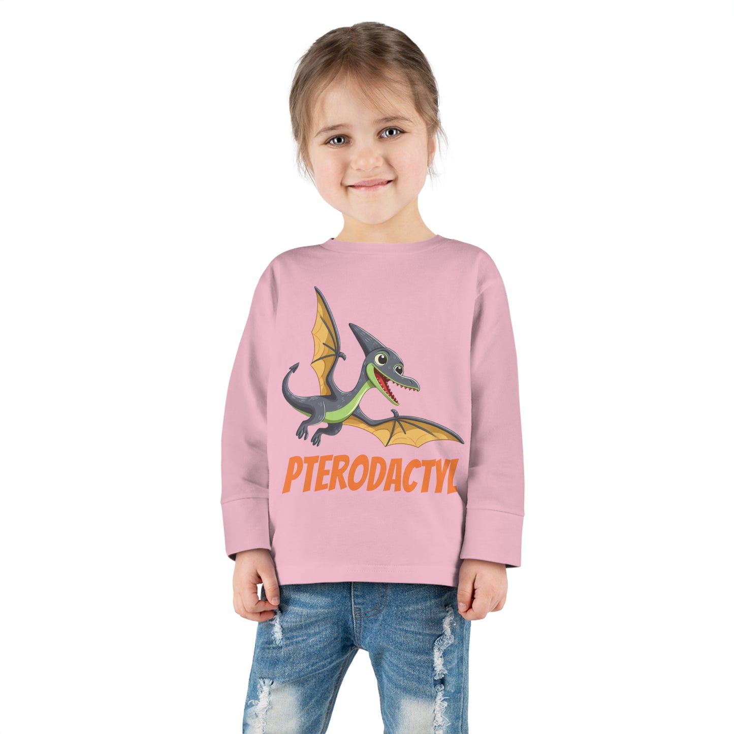 Pterodactyl Dinosaur Toddler Long Sleeve T-shirt