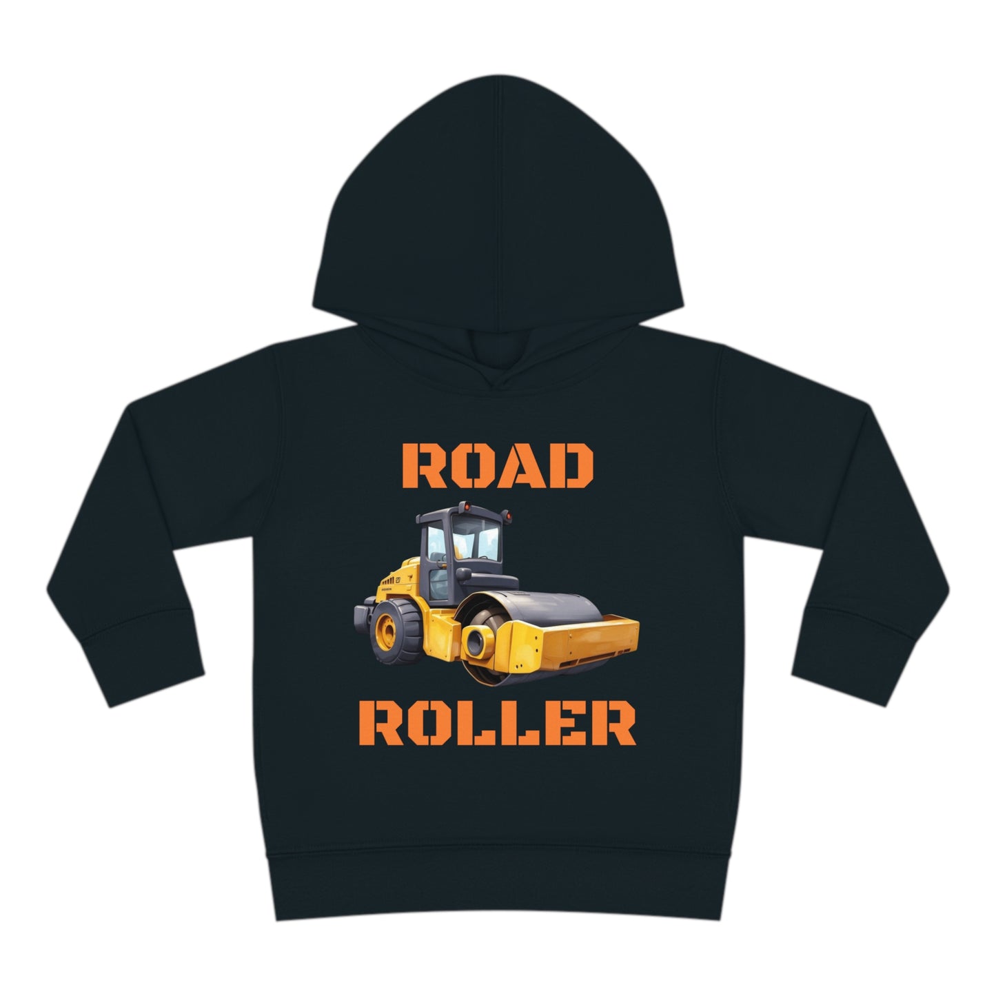 Road Roller Construction Vehicle Toddler Pullover Fleece Hoodie