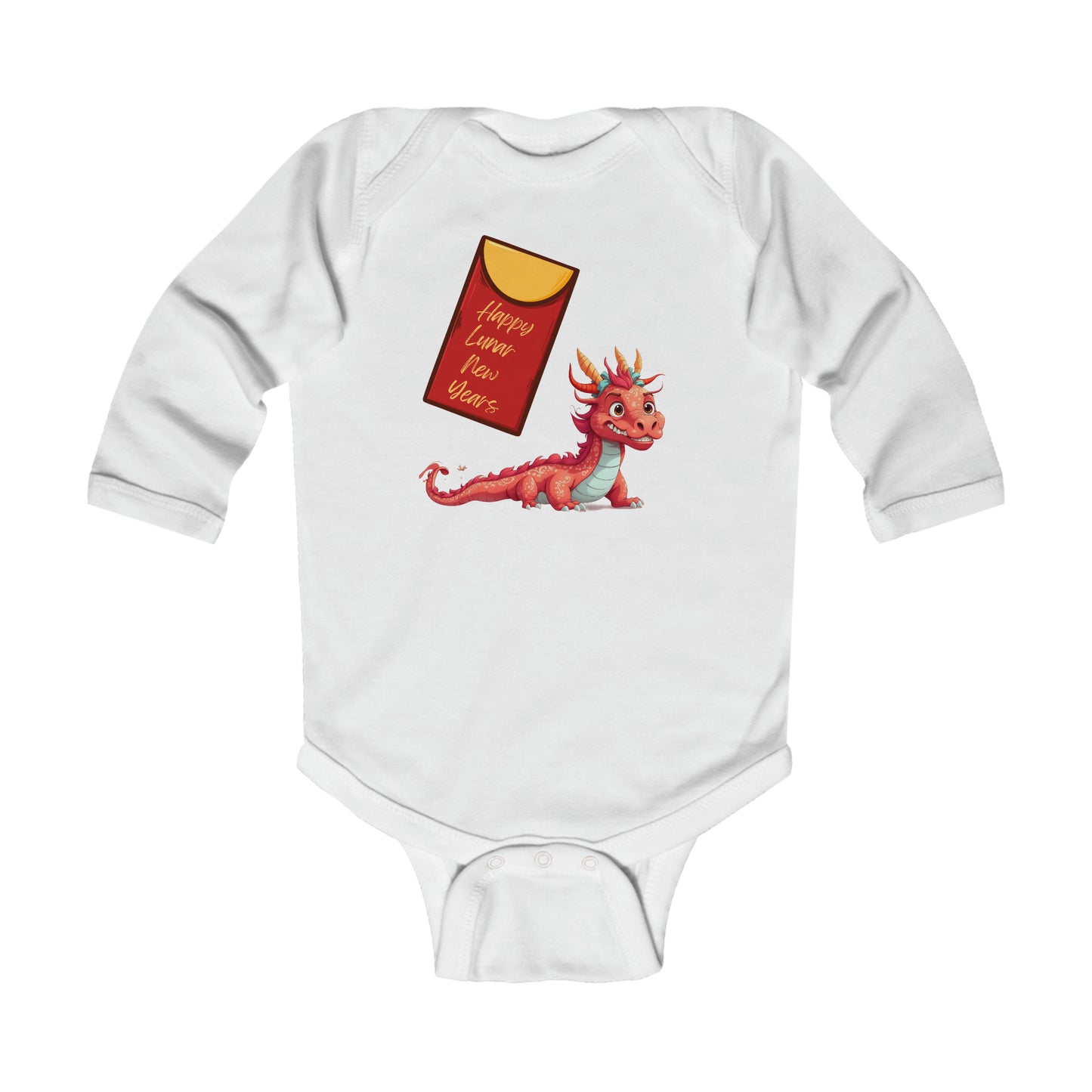 Happy Lunar New Year - Infant Long Sleeve Bodysuit