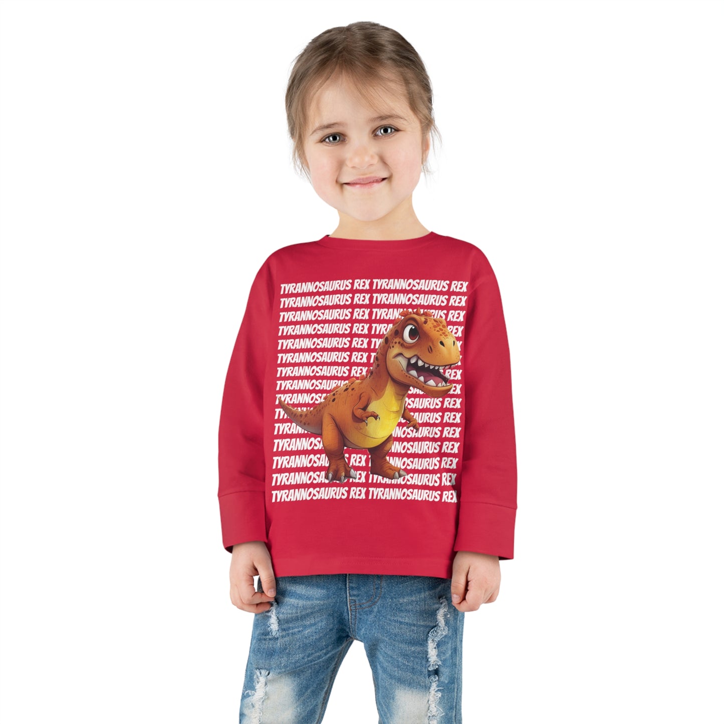 Tyrannosaurus rex Dinosaur Toddler Long Sleeve T-shirt