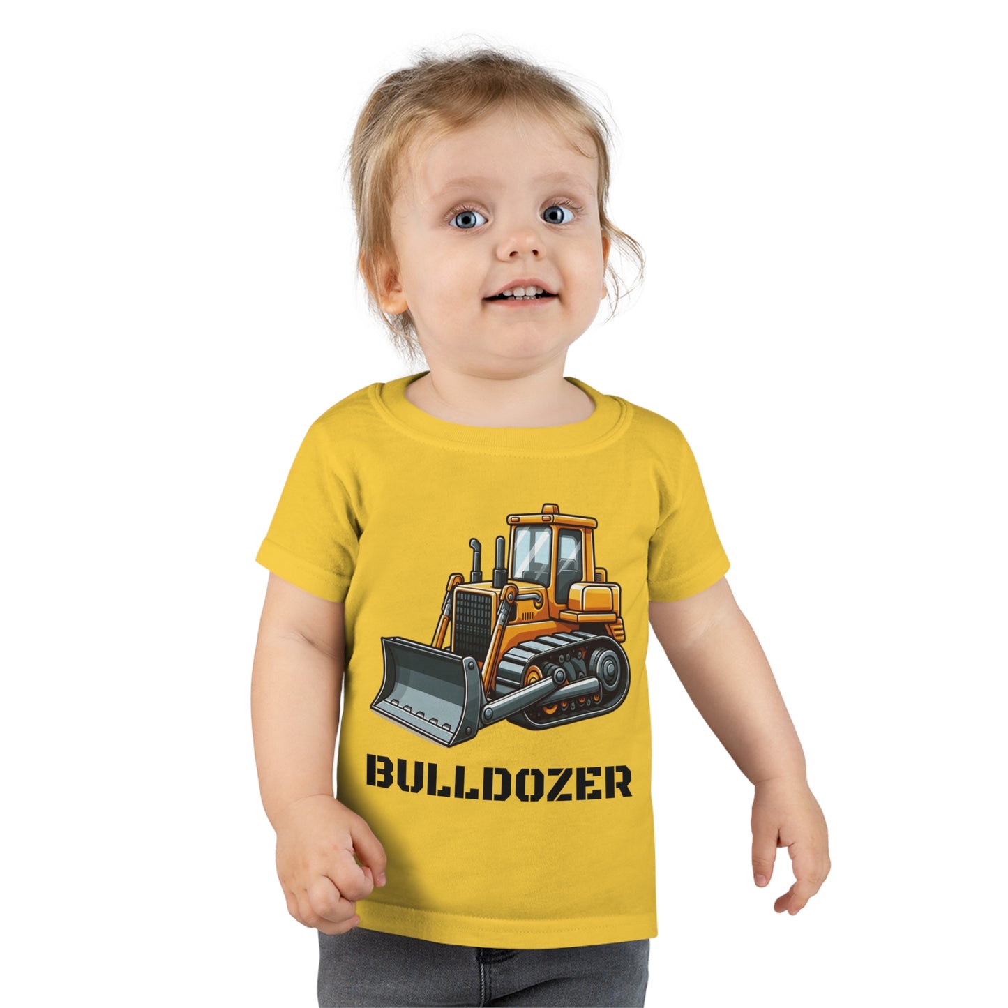 Bulldozer Construction Vehicle Toddler T-shirt