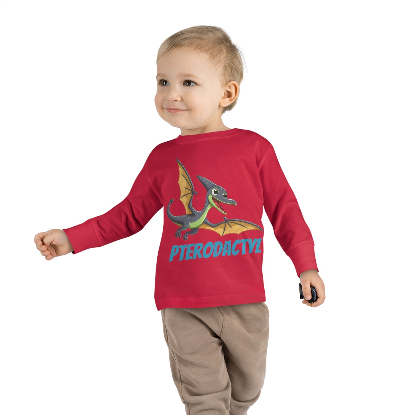 Pterodactyl Dinosaur Toddler Long Sleeve T-shirt