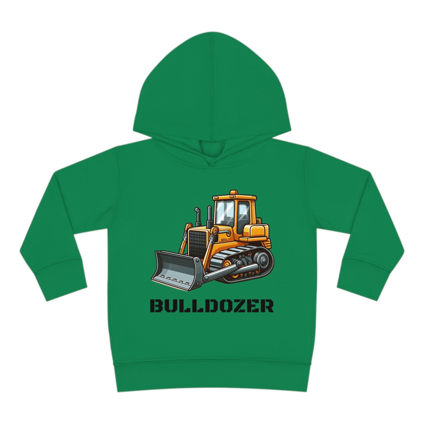 Bulldozer Construction Vehicle Pullover Fleece Hoodie