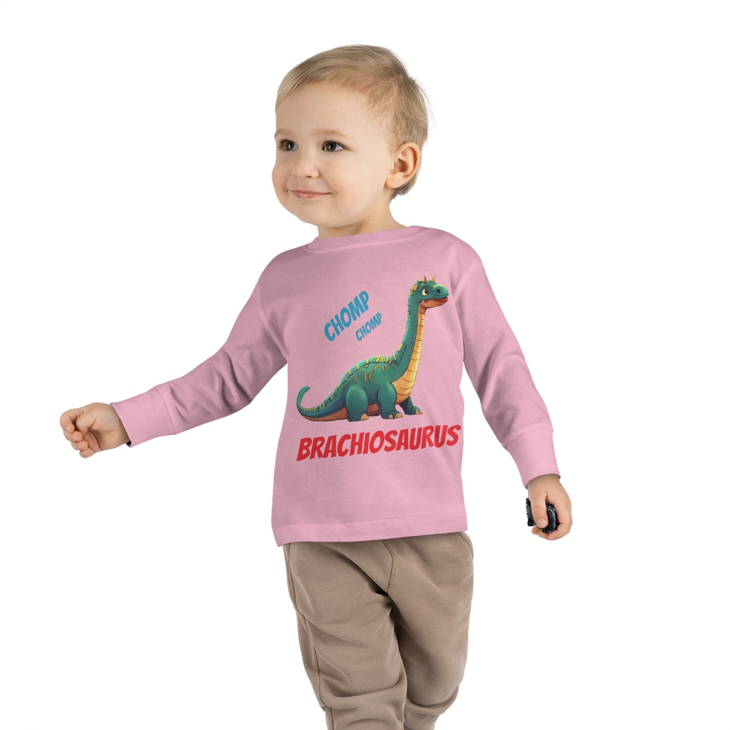 Brachiosaurs Dinosaur Toddler Long-Sleeve Tee