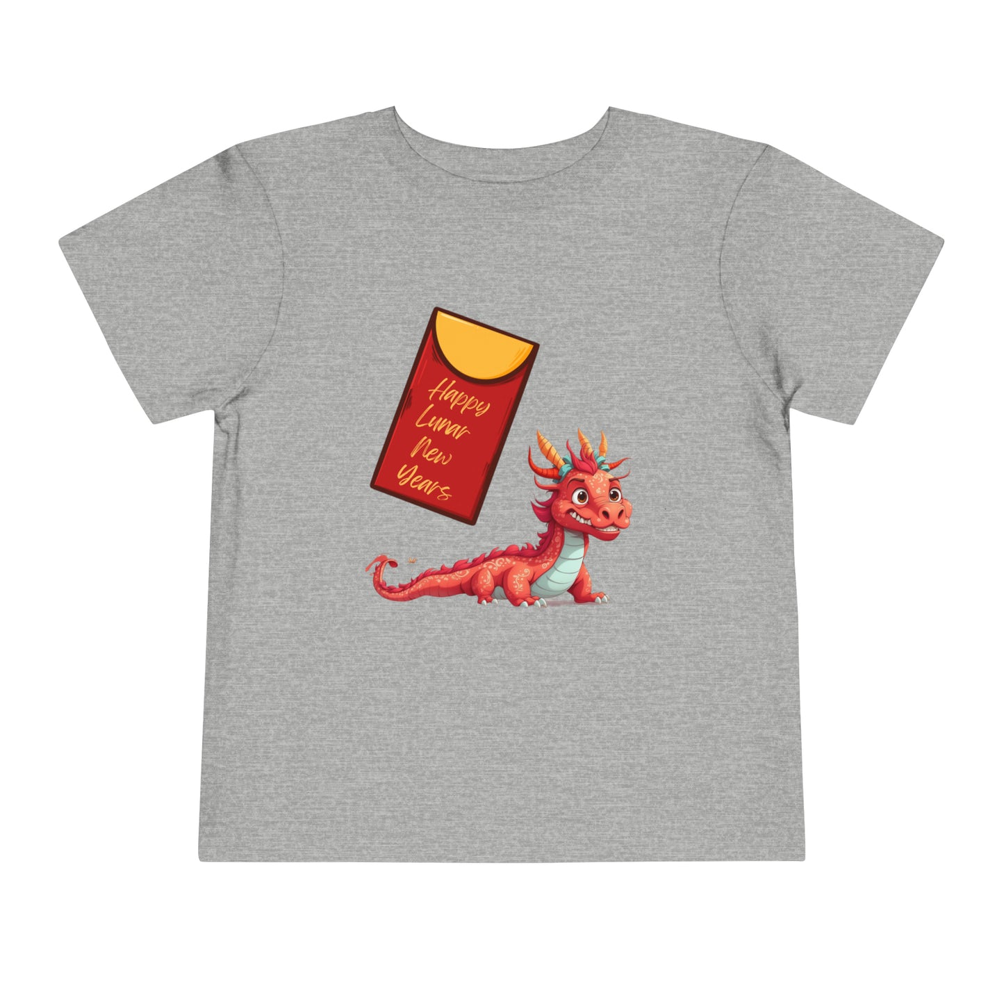 Happy Lunar New Year Dragon - Toddler Short Sleeve Tee