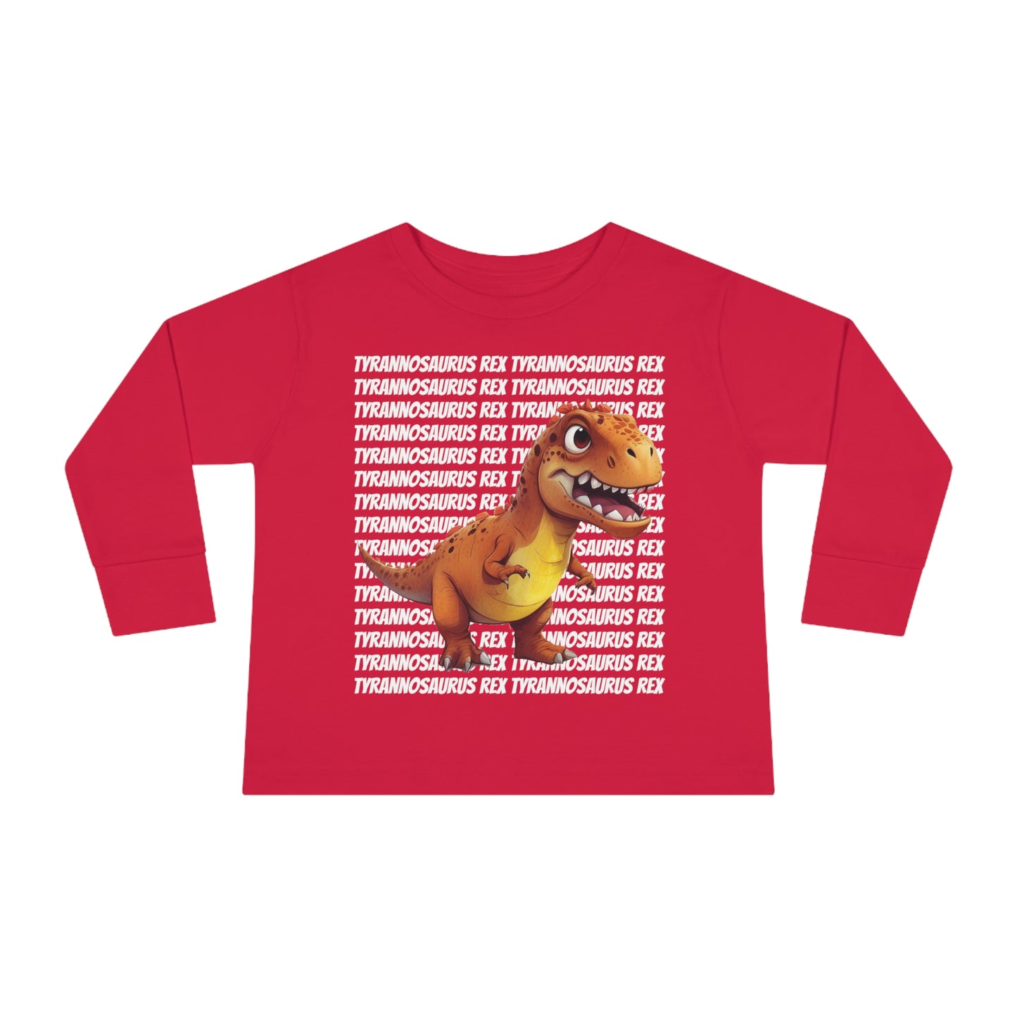 Tyrannosaurus rex Dinosaur Toddler Long Sleeve T-shirt