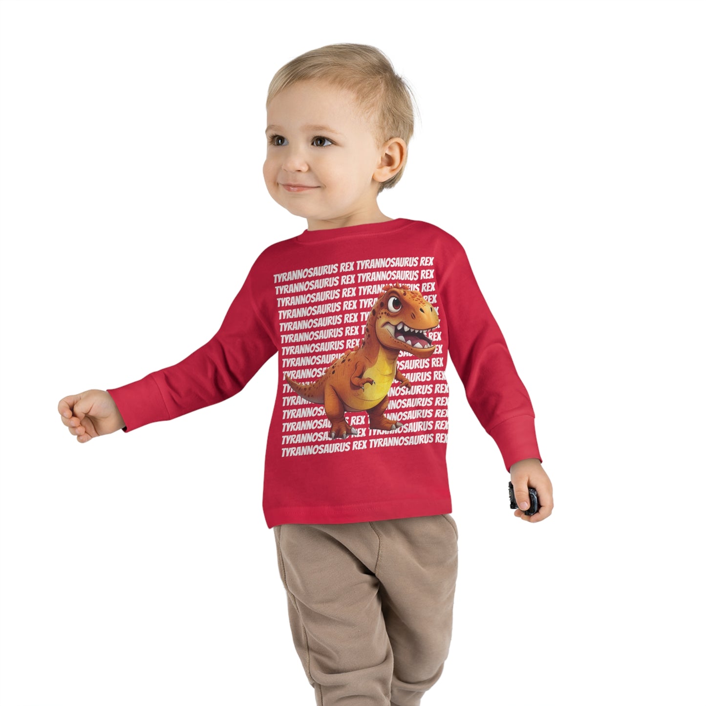 Tyrannosaurus rex Dinosaur Toddler Long Sleeve T-shirt