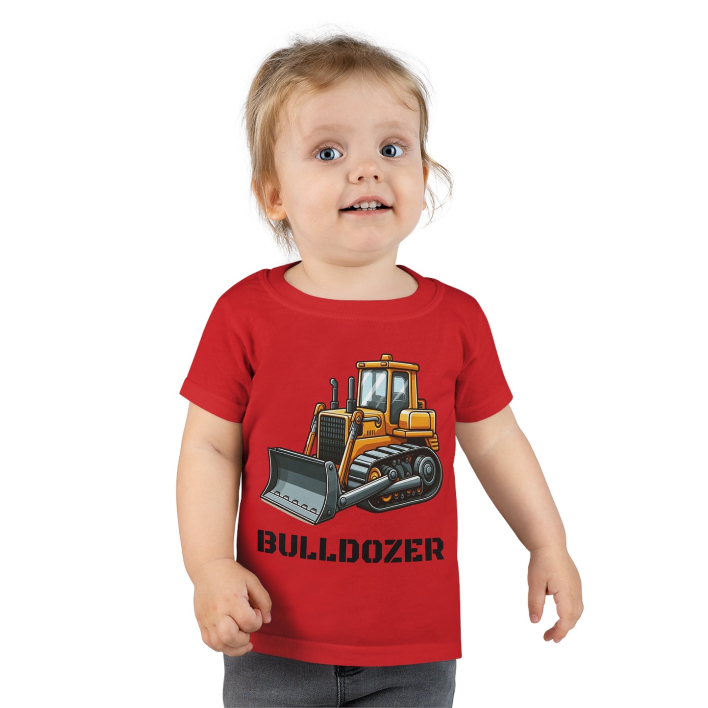 Bulldozer Construction Vehicle Toddler T-shirt