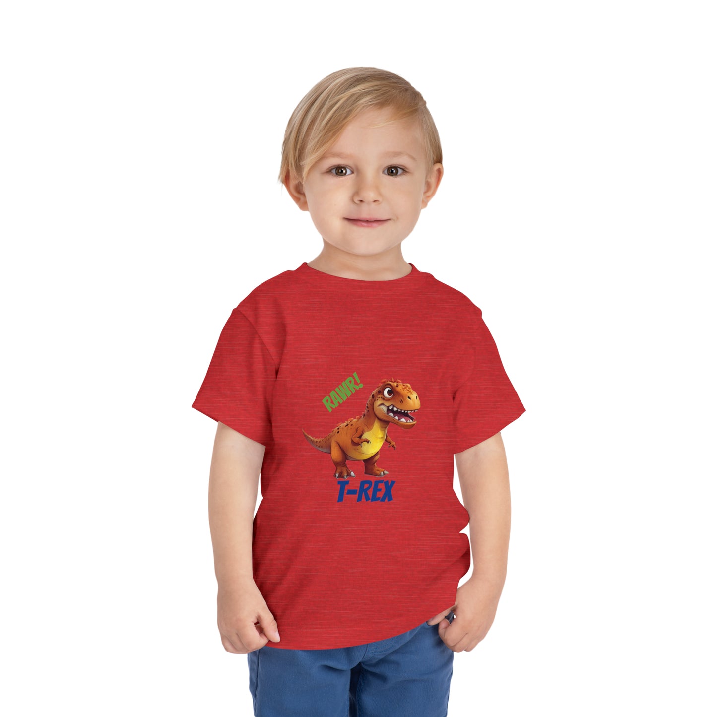 T-Rex Dinosaur Toddler Short Sleeve Tee