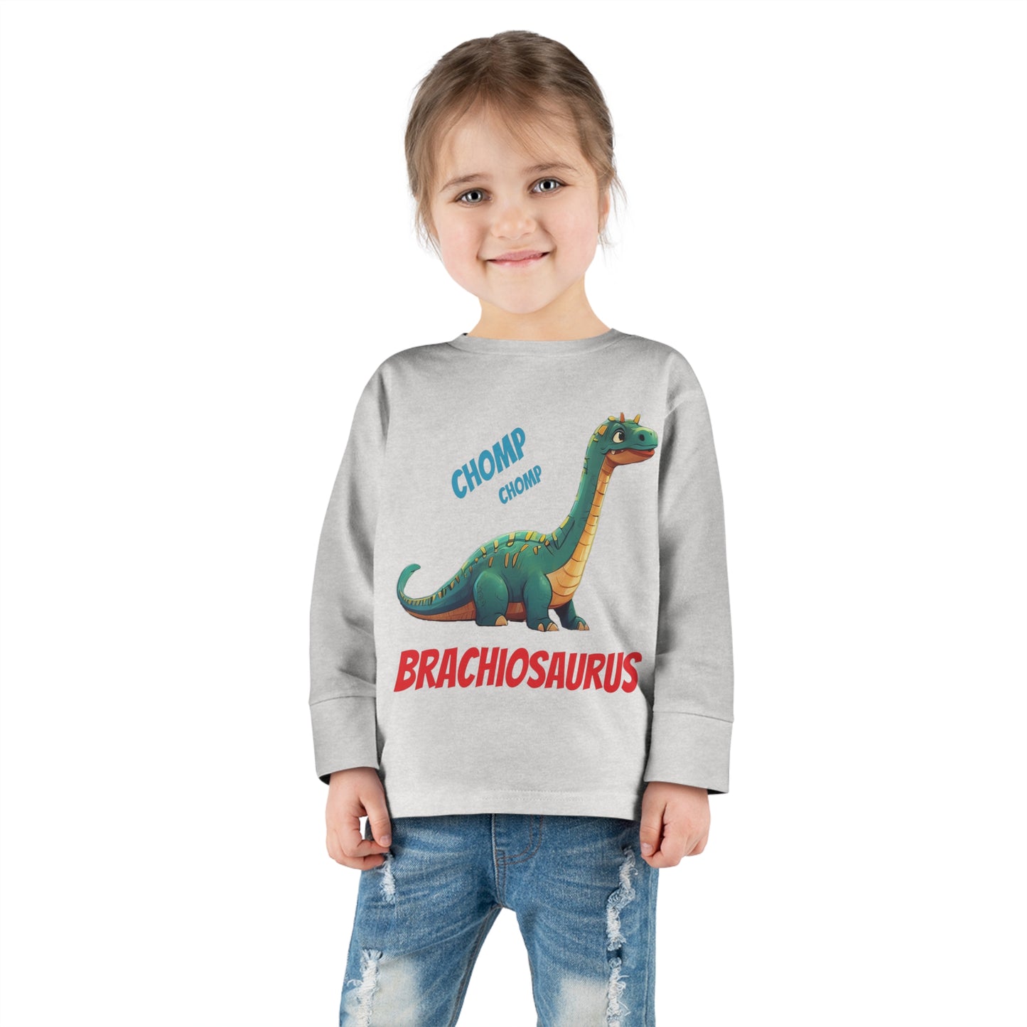 Brachiosaurs Dinosaur Toddler Long-Sleeve Tee