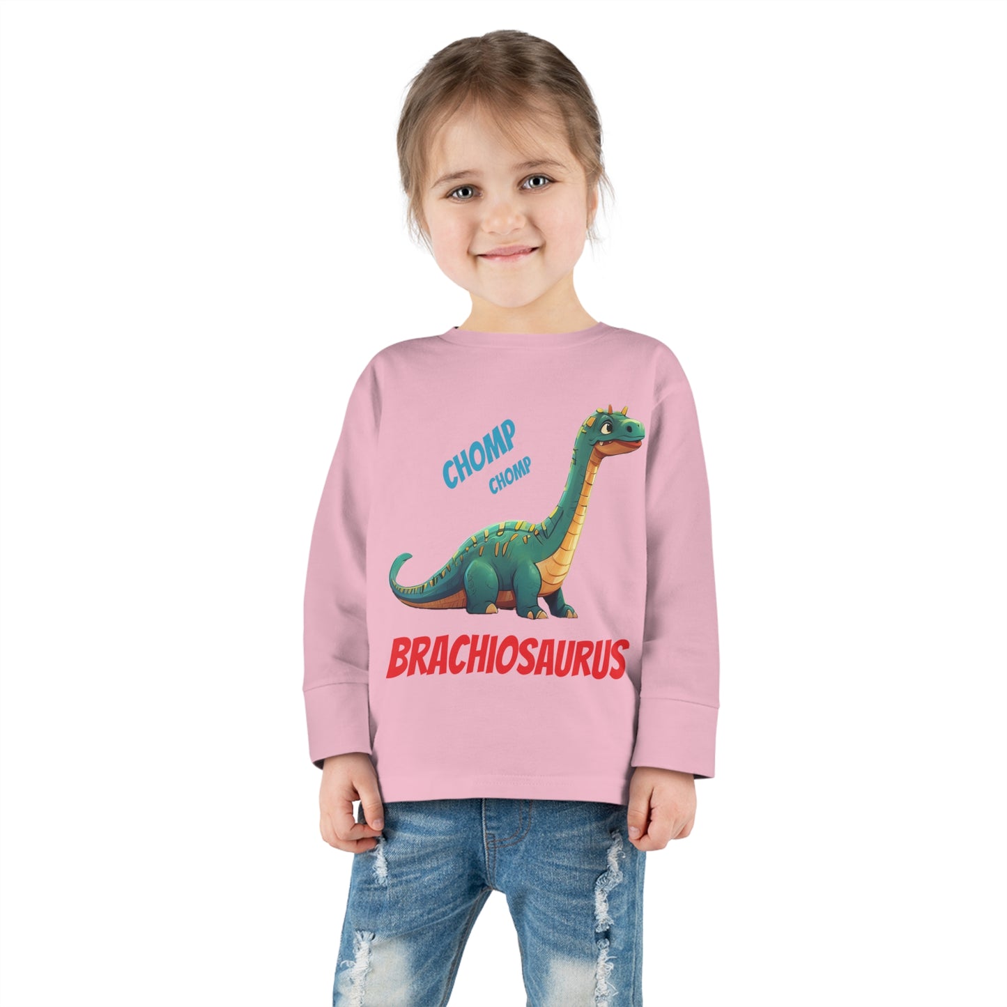 Brachiosaurs Dinosaur Toddler Long-Sleeve Tee