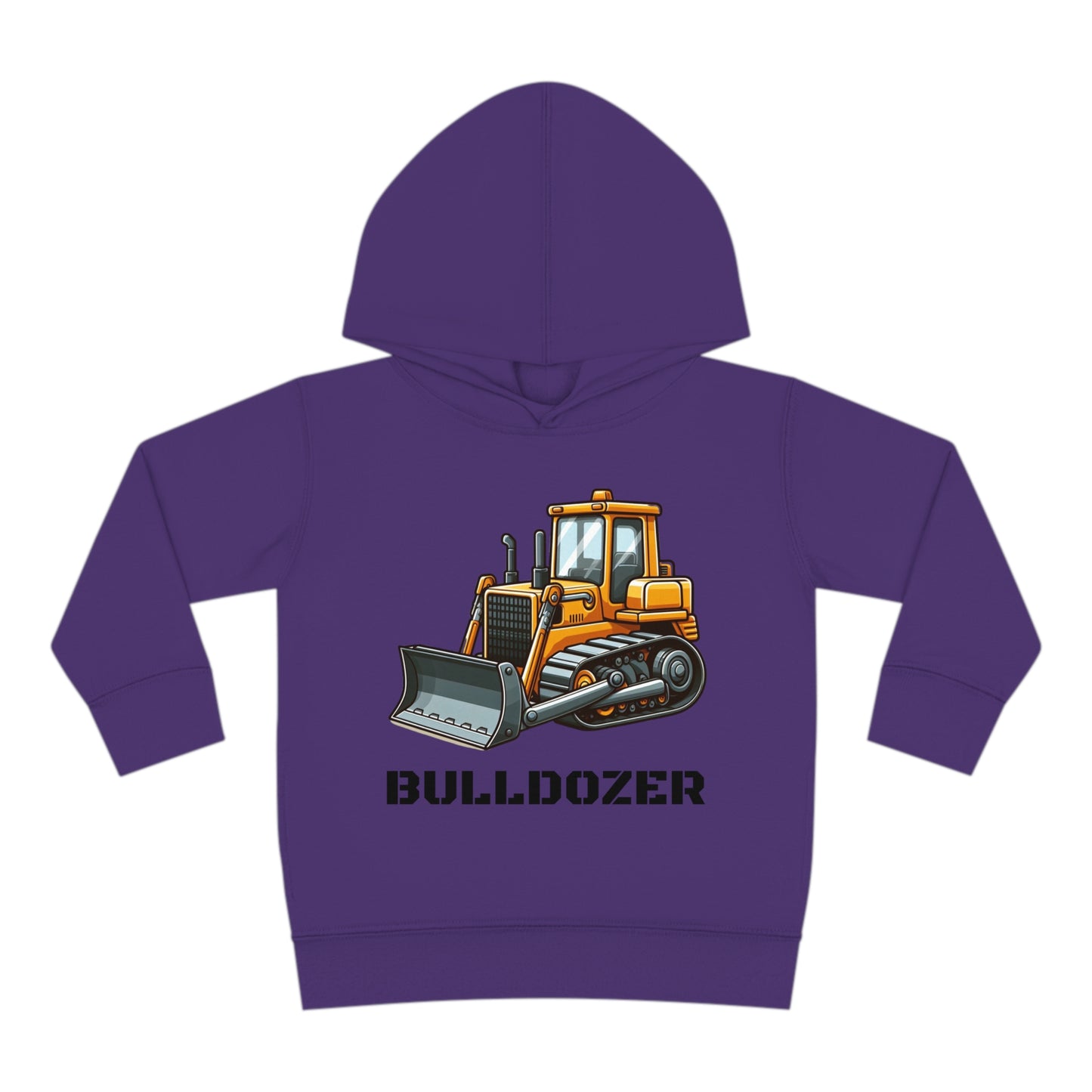 Bulldozer Construction Vehicle Pullover Fleece Hoodie