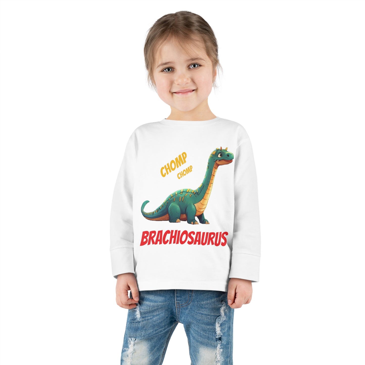 Brachiosaurs Dinosaur Toddler Long-Sleeve Tee